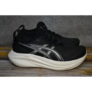 Asics Gel-Nimbus 27 Shoes Womens 9 Wide Black Road Athletic Sneakers Running